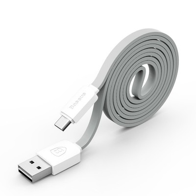 Кабель Baseus String Lightning 1M Gray+White