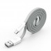 Кабель Baseus String Lightning 1M Gray+White