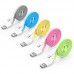 Кабель Baseus String Lightning 1M Green+White