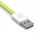 Кабель Baseus String Lightning 1M Green+White