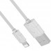 Кабель Baseus String Lightning 1M White