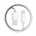 Кабель Baseus String Lightning 1M White