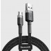 Кабель MicroUSB с оплеткой Baseus Cafule 0.5m Black