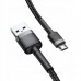 Кабель MicroUSB с оплеткой Baseus Cafule 0.5m Black