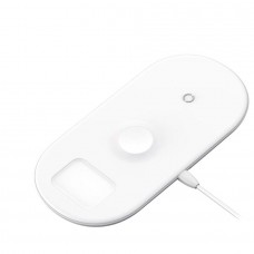 Беспроводное зарядное устройство (AirPower) Baseus Smart 3in1 Wireless (для Apple Watch, iPhone, AirPods) 18W MAX White
