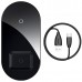 Беспроводное зарядное устройство Baseus Simple 2in1 (для iPhone, AirPods) 18W MAX Black