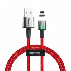Магнитный кабель для iPhone Baseus Zinc Magnetic Cable for Lightning 2.4A 1m Red