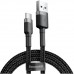Кабель Type-C с оплеткой Baseus cafule for Type-C 2A 3m Black