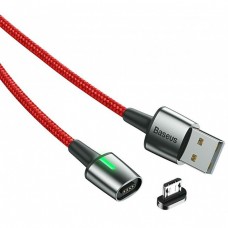 Магнитный кабель Baseus Zinc Magnetic Micro 2A 1m Red