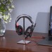 Игровые наушники Hoco W102 Cool tour с микрофоном и подсветкой Red