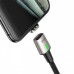 Магнитный кабель с оплеткой Baseus Zinc Magnetic Cable Type-C (100W, 20V, 5A) 1.2m Black
