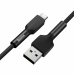 Мягкий силиконовый кабель Baseus Silica gel cable USB For Type-C 1m Black