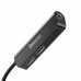 Переходник Baseus L52 Lightning to Dual Lightning+3.5mm digital audio converter Black