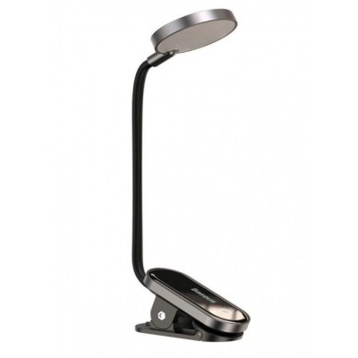 Настольная лампа с прищепкой Baseus Comfort Reading Mini Clip Lamp Dark Gray