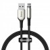 Магнитный кабель MicroUSB для зарядки с оплеткой Baseus Zinc Magnetic (Charging only) 2A 1m Black