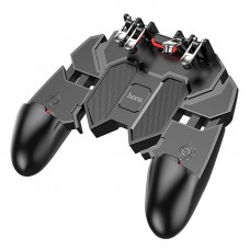 Игровой геймпад джойстик Hoco GM7 с 4 триггерами Black