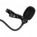 Микрофон петличный Hoco DI02 Clip microphone для телефона, камеры AUX (3.5mm) 2m Black
