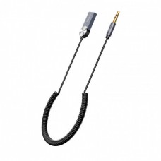 Аудио Bluetooth адаптер (ресивер) Hoco DUP02 In-car BT audio receiver spring cable black