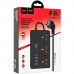 Удлинитель сетевой Hoco DC15 2500W 2 метра 3 EU розетки + 4USB + Type-C QC3.0 3A/30W Black