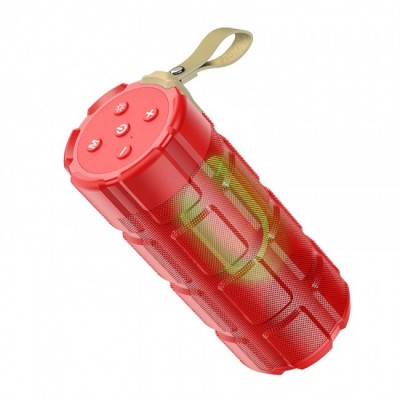 Портативная Bluetooth колонка Hoco HC7 Pleasant sports FM, TF, AUX, USB red