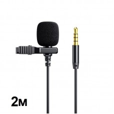 Петличный микрофон Joyroom JR-LM1 Lavalier Microphone 2M AUX Black