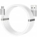 Кабель Hoco U91 Magic magnetic charging for MicroUSB 2.4A 1m White
