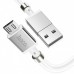 Кабель Hoco U91 Magic magnetic charging for MicroUSB 2.4A 1m White