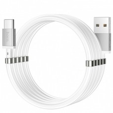 Кабель Hoco U91 Magic magnetic charging for Type-C 3A 1m White