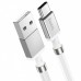 Кабель Hoco U91 Magic magnetic charging for Type-C 3A 1m White