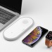 Беспроводное зарядное устройство 2в1 Hoco CW20 (для Apple Watch, iPhone) White