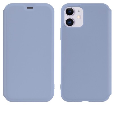 Чехол-книжка Hoco Colorful series liquid silicone для Apple iPhone 11 Purple