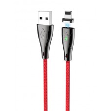 Кабель Hoco U75 Blaze magnetic Lightning 1.2m Red
