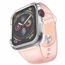 Pемешок Hoco WB09 (с бампером) для Apple Watch Series 1/2/3/4 (38/40mm) Pink