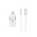 Автомобильное зарядное устройство Hoco Z2 c Lightning USB (1USB 1.5А) White