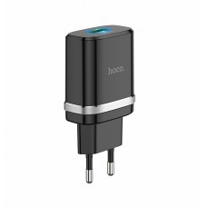 Сетевое зарядное устройство Hoco C12Q Smart QC3.0 Black