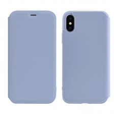 Чехол-книжка Hoco Colorful series liquid silicone для Apple iPhone X/XS Purple