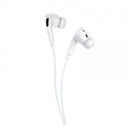 Вакуумные наушники с Type-C коннектором Hoco M1 Pro Original series White