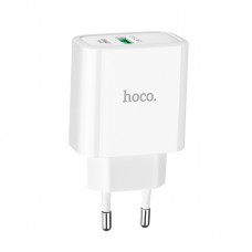 Сетевое зарядное устройство Hoco C57A Speed PD+QC3.0 White