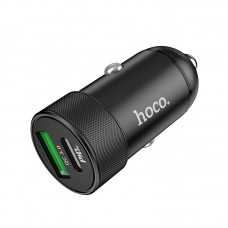 Автомобильное зарядное устройство Hoco Z32B Speed up PD+QC3.0 Black