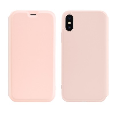 Чехол-книжка Hoco Colorful series liquid silicone для Apple iPhone XS Max Pink