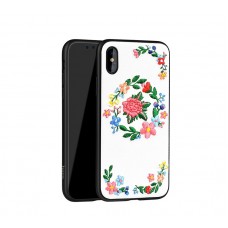 Чехол-накладка Hoco Summery flowers series iPhone X peony