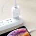 Сетевое зарядное устройство Hoco C73A Glorious (2USB) с кабелем Lightning White
