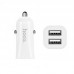 Автомобильное зарядное устройство Hoco Z12 (2USB 2.4A) White