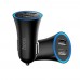 Автомобильное зарядное устройство Hoco UC204 2.4A 2 USB Black