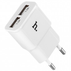 Сетевое зарядное устройство Hoco UH202 (2USB 2.1А) White