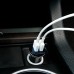 Автомобильное зарядное устройство Hoco Z1 c Lightning USB 2USB 2.1А Black