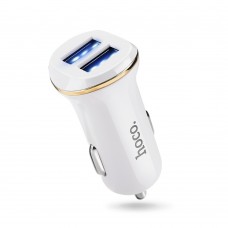 Автомобильное зарядное устройство Hoco Z1 (2USB 2.1A) White