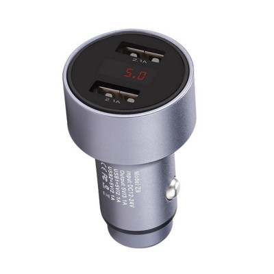 Автомобильное зарядное устройство Hoco Z9 Kingkong digital display (2USB 2.1А)