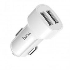Автомобильное зарядное устройство Hoco Z2A (2USB 2.4А) White