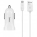 Автомобильное зарядное устройство Hoco Z2A c Micro USB (2USB 2.4А) White